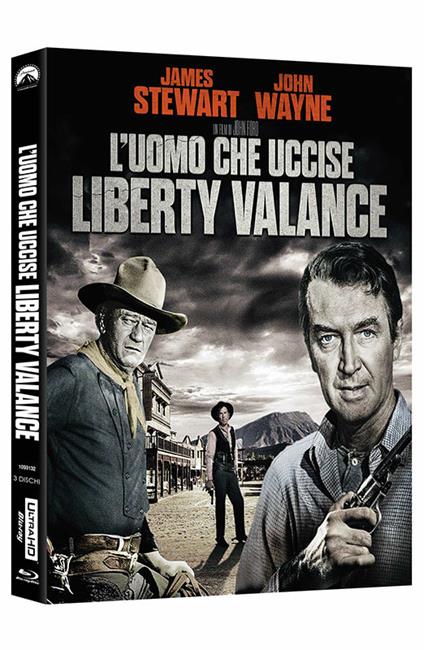 L' uomo che uccise Liberty Valance (Blu-ray Ultra HD 4K + 2 Blu-ray) di John Ford - Blu-ray + Blu-ray Ultra HD 4K