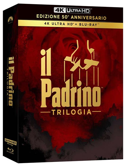 Il padrino trilogia. Edizione speciale 50° anniversario. Digibook (5 Blu-ray + 4 Blu-ray Ultra HD 4K) di Francis Ford Coppola