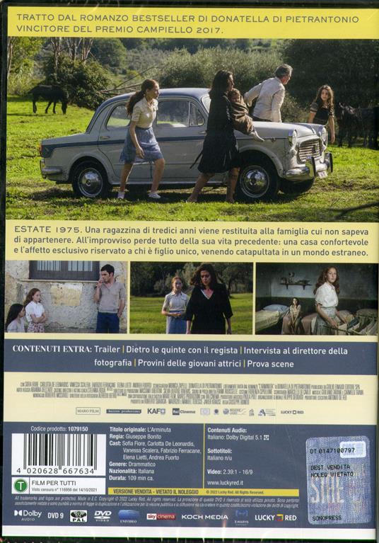 L' arminuta (DVD) di Giuseppe Bonito - DVD - 2