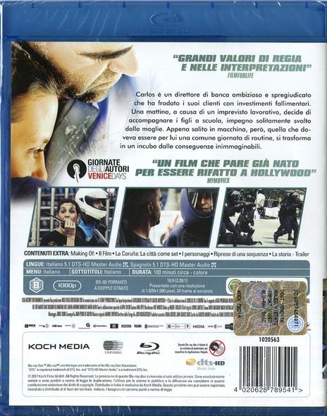 Desconocido. Resa dei conti (Blu-ray) di Dani de la Torre - Blu-ray - 2