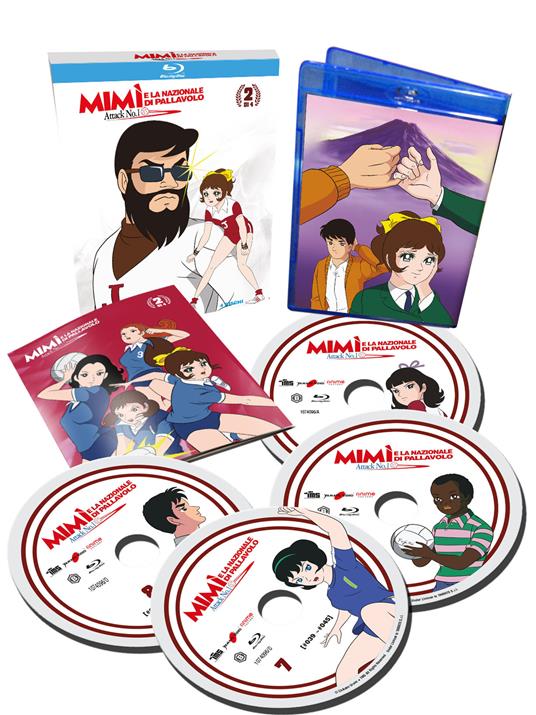 Mimì e la nazionale di pallavolo vol.2 (Blu-ray + booklet) di Eiji Okabe,Fumio Kurokawa,Yoshio Takeuchi - Blu-ray - 2