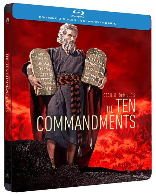 I dieci comandamenti. Steelbook (Blu-ray) di Cecil B. DeMille - Blu-ray