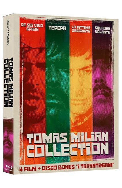 Tomas Milian Collection - Boxset (4 Blu-ray + Bonus Disc) di Giulio Questi,Giulio Petroni,Maurizio Lucidi,Stelvio Massi,Steve Della Casa
