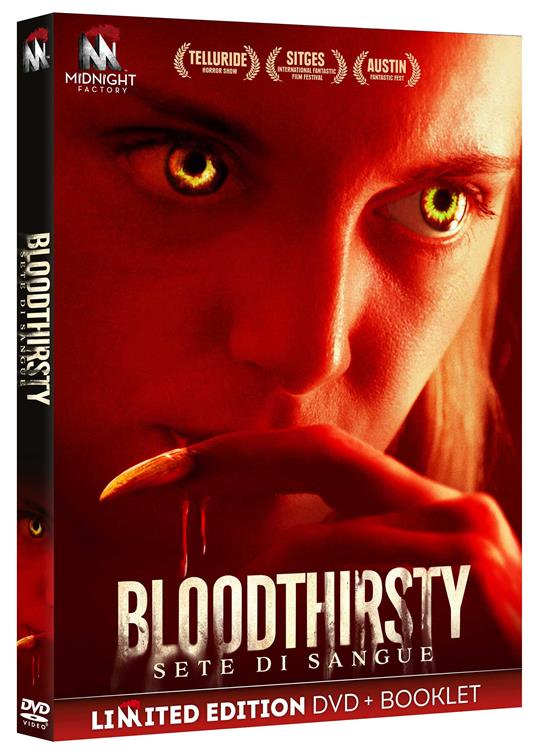 Bloodthirsty. Sete di sangue (DVD) di Amelia Moses - DVD