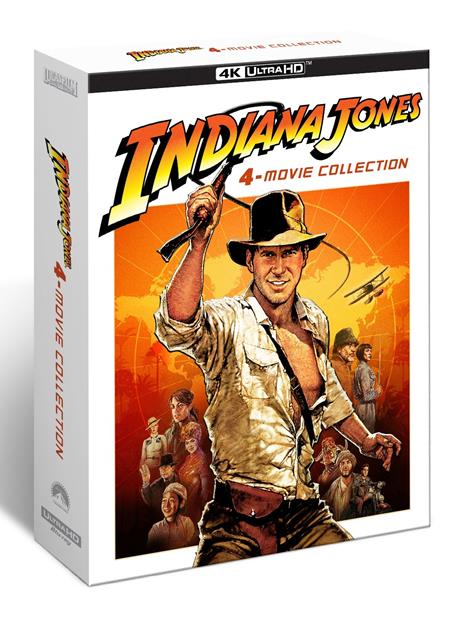 Indiana Jones. 4 Movie Collection (Blu-ray + Blu-ray Ultra HD 4K) di Steven Spielberg