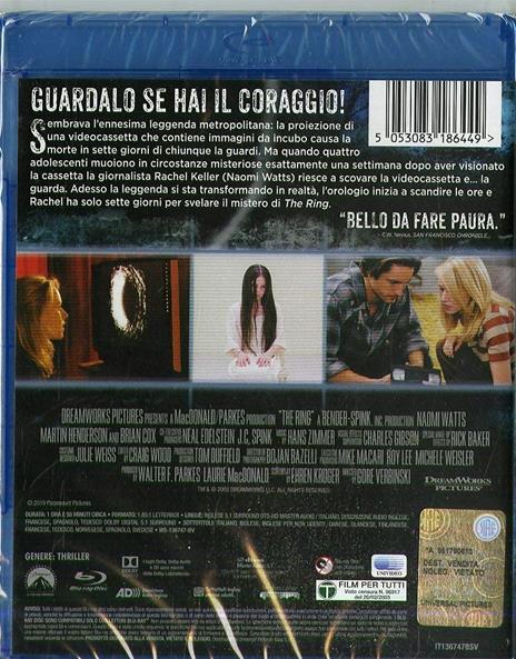 The Ring (Blu-ray) di Gore Verbinski - Blu-ray - 2