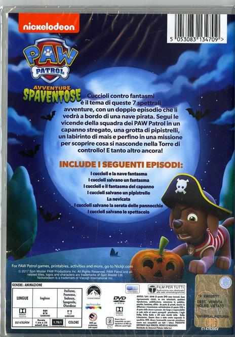 Paw Patrol. Avventure spaventose (DVD) - DVD - 2