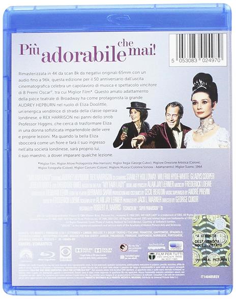 My Fair Lady - 50th Anniversary Edition (Blu-ray) di George Cukor - Blu-ray - 2