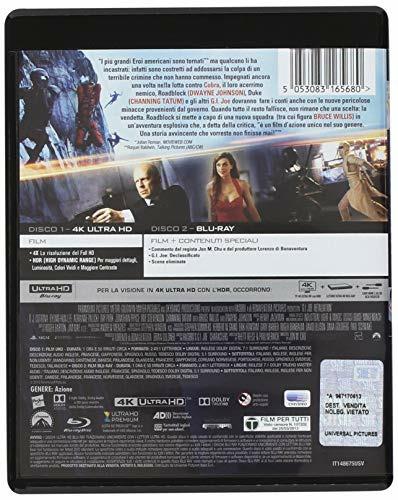 G.I. Joe 2. La vendetta (Blu-ray + Blu-ray Ultra HD 4K) di Jon Chu - Blu-ray + Blu-ray Ultra HD 4K - 2