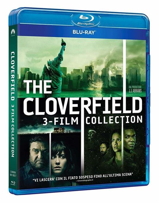 Cloverfield trilogia (3 Blu-ray) di Dan Trachtenberg,Matt Reeves,Julius Onah