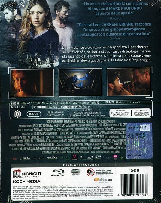 Sea Fever. Contagio in alto mare (Blu-ray) di Neasa Hardiman - Blu-ray - 2