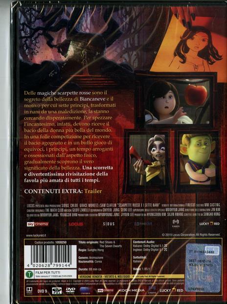 Scarpette rosse e i sette nani (DVD) di Sungho Hong - DVD - 2