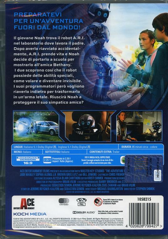 A.R.I. Il mio amico robot (DVD) di Stephen Shimek - DVD - 2