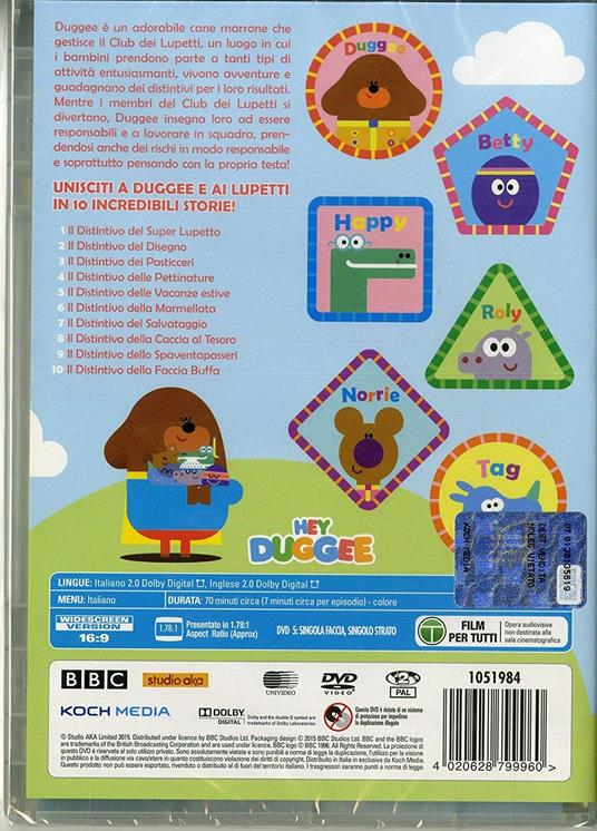 Hey Duggee. Il distintivo del super lupetto (DVD) di Grant Orchard - DVD - 2