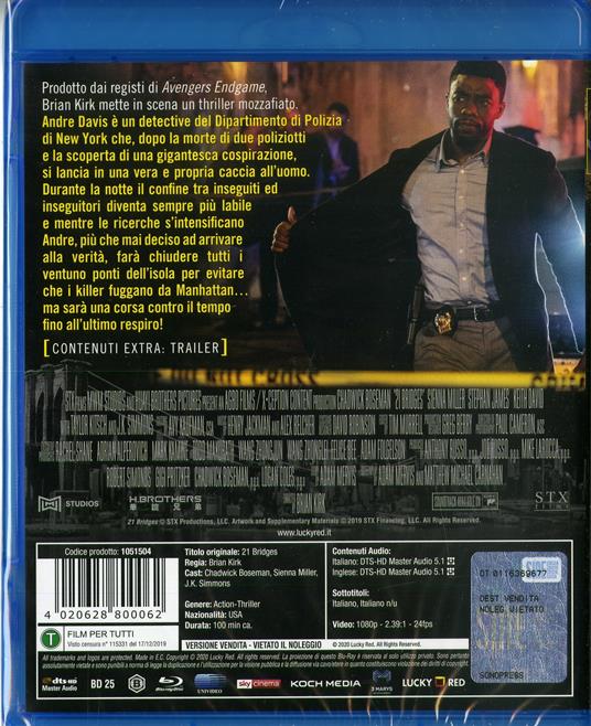 City of Crime (Blu-ray) di Brian Kirk - Blu-ray - 2