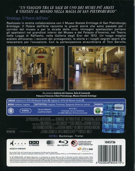 Ermitage. Il potere dell'arte (Blu-ray) di Toni Servillo - Blu-ray - 2