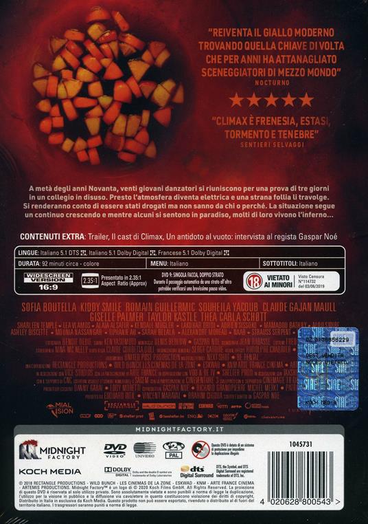 Climax (DVD) di Gaspar Noé - DVD - 2