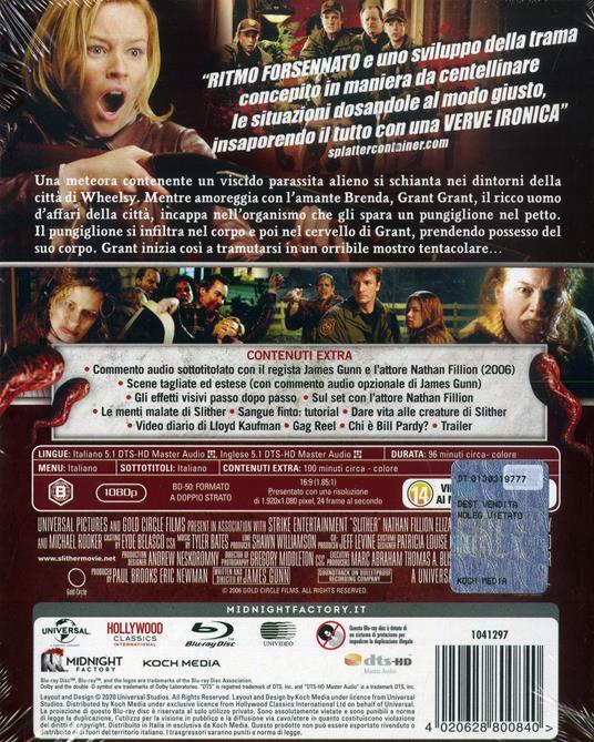 Slither (Blu-ray) di James Gunn - Blu-ray - 2