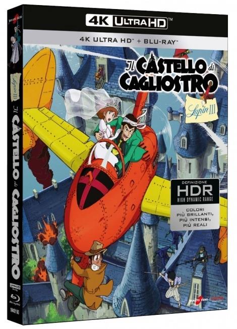 Lupin III. Il castello di Cagliostro (Blu-ray + Blu-ray Ultra HD 4K) di Hayao Miyazaki - Blu-ray + Blu-ray Ultra HD 4K