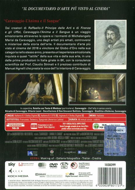 Caravaggio. L'anima e il sangue (DVD) di Jesus Garces Lambert - DVD - 2