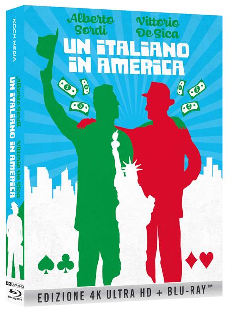 italiano in America (Blu-ray + Blu-ray Ultra HD 4K) di Alberto Sordi - Blu-ray + Blu-ray Ultra HD 4K