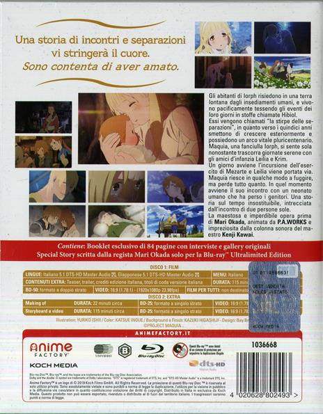 Maquia. Ultralimited Edition (2 Blu-ray) di Mari Okada - Blu-ray - 2