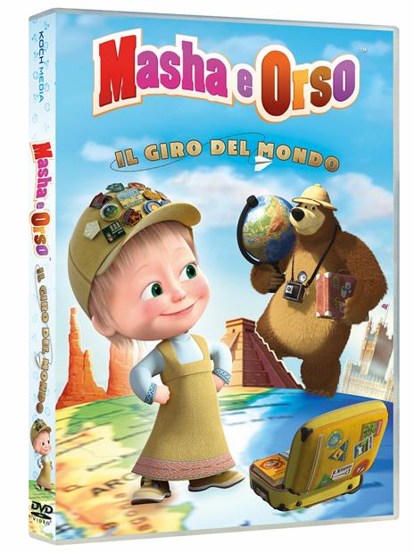 Masha e Orso. Il giro del mondo (DVD) - DVD