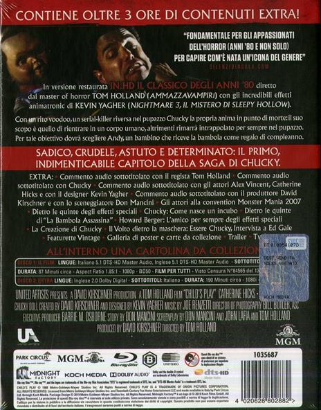 La bambola assassina (1988). Limited Edition (2 Blu-ray) di Tom Holland - Blu-ray - 2