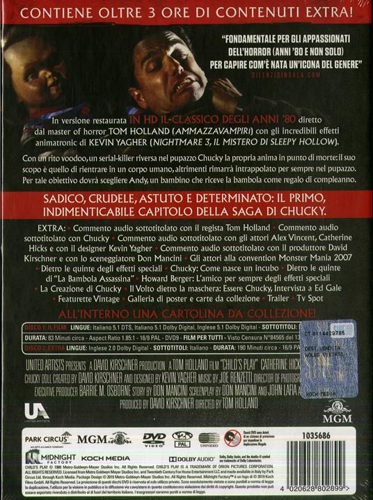 La bambola assassina (1988). Limited Edition (2 DVD) di Tom Holland - DVD - 2