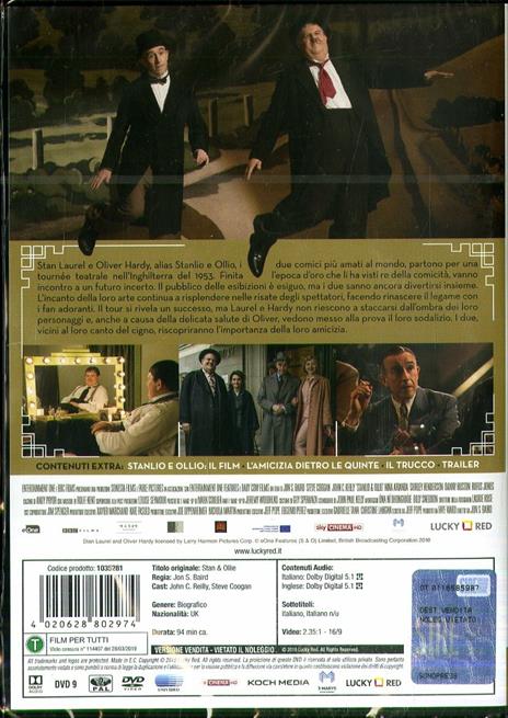 Stanlio e Ollio (DVD) di Jon S. Baird - DVD - 2