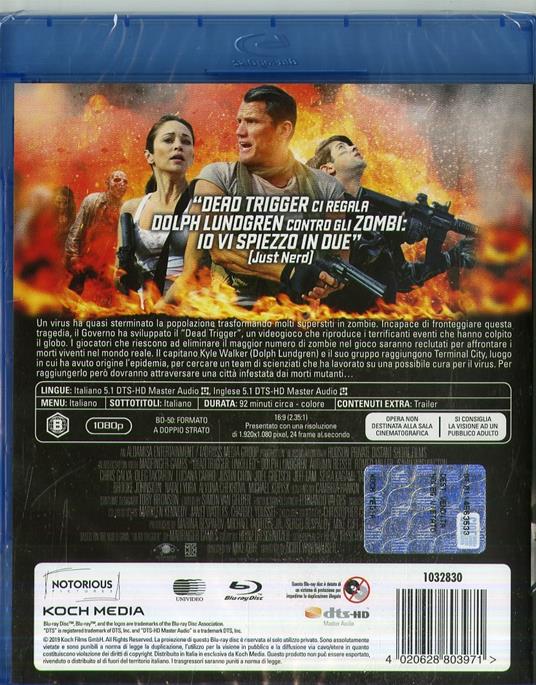 Dead Trigger (Blu-ray) di Mike Cuff,Scott Windhauser - Blu-ray - 2