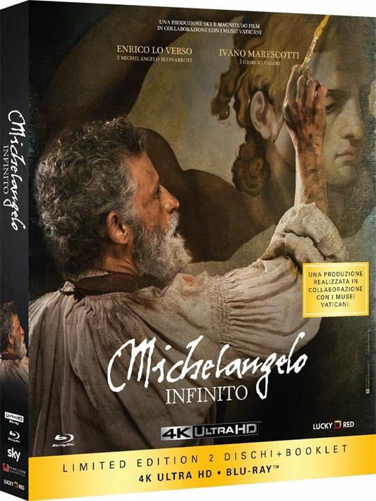Michelangelo. Infinito. Con Booklet (Blu-ray + Blu-ray Ultra HD 4K) di Emanuele Imbucci - Blu-ray + Blu-ray Ultra HD 4K