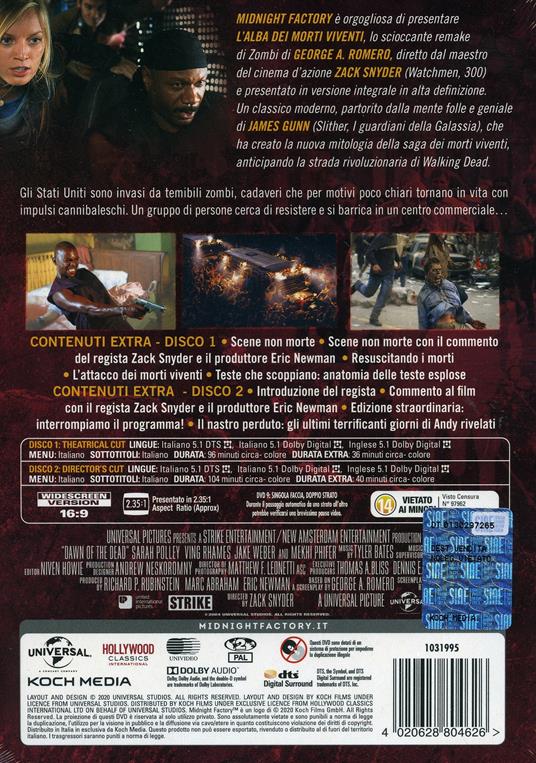 L' alba dei morti viventi (DVD) di Zack Snyder - DVD - 2