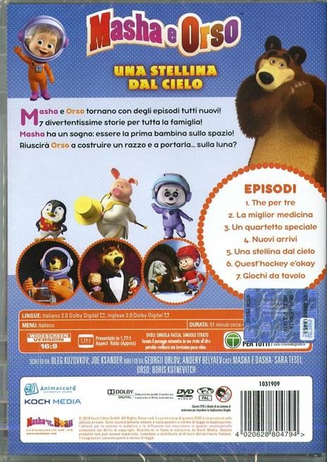 Masha e Orso. Una stellina dal cielo (DVD) - DVD - 2