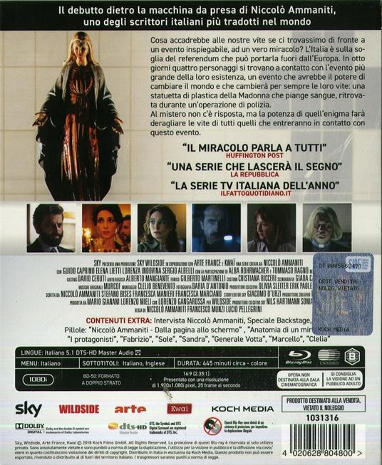 Il miracolo. Serie TV ita. Con Booklet  (3 Blu-ray) di Francesco Munzi,Lucio Pellegrini - Blu-ray - 2