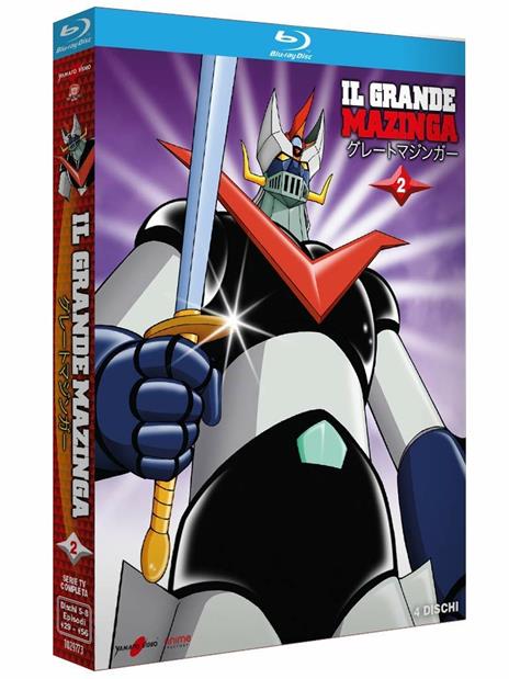 Il grande Mazinga vol.2 (4 Blu-ray) di Tomaharu Katsumata,Nobuo Onuki,Takeshi Tamiya,Tetsuo Imazawa,Masayuki Akehi - Blu-ray