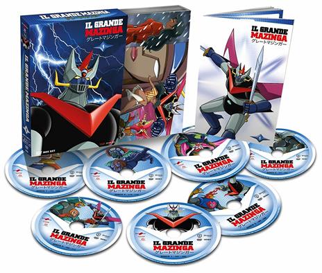 Il grande Mazinga vol.1 (7 DVD) di Tomoharu Katsumata,Nobuo Onuki,Takeshi Tamiya,Tetsuo Imazawa,Masayuki Akehi - DVD - 2