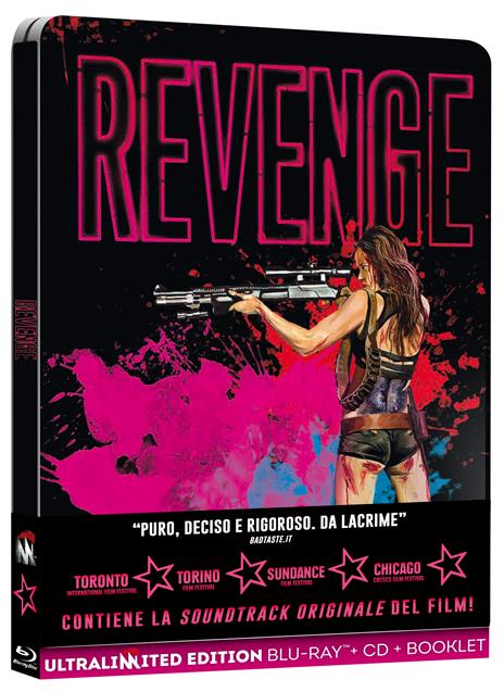 Revenge. Con Steelbook (Blu-ray + CD) di Coralie Fargeat - Blu-ray