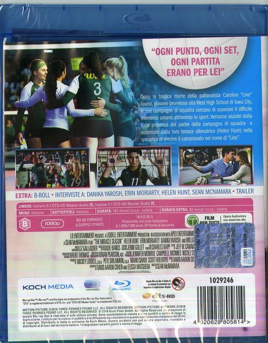 The Miracle Season. Una stagione da ricordare (Blu-ray) di Sean McNamara - Blu-ray - 2