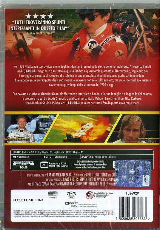 Lauda (DVD) di Hannes Michael Schalle - DVD - 2