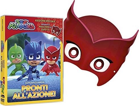 Pj Masks. Super Pigiamini. Pronti all'azione! Gufetta edition. Con maschera (DVD) di Christian De Vita,Wilson Dos Santos - DVD