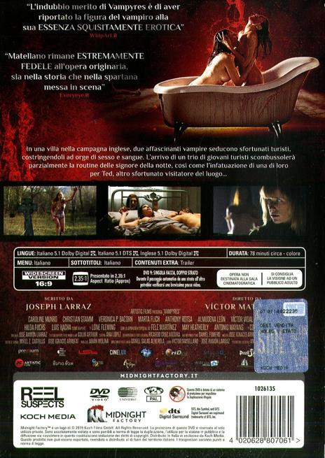 Vampyres (DVD) di Victor Matellano - DVD - 2
