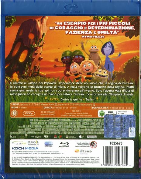 L' ape Maia. Le Olimpiadi di Miele (Blu-ray) di Noel Cleary,Sergio Delfino,Alexs Stadermann - Blu-ray - 2