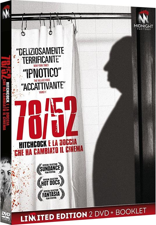 78/52. Hitchcock e la doccia che ha cambiato il cinema. Limited edition con Booklet (2 DVD) di Alexandre O. Philippe - DVD