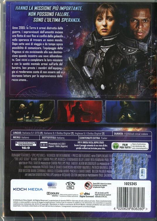 The Last Scout. L'ultima missione (DVD) di Simon Phillips - DVD - 2