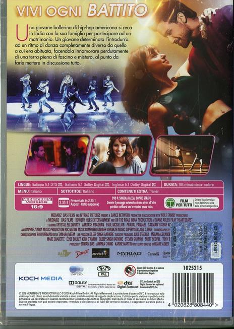 Heartbeats. Il ritmo del mio cuore (DVD) di Duane Adler - DVD - 2