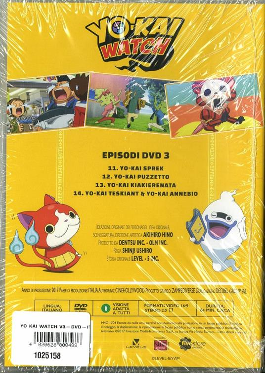 Yo-kai Watch. Vol. 3 (DVD) di Shinji Ushiro - DVD - 2