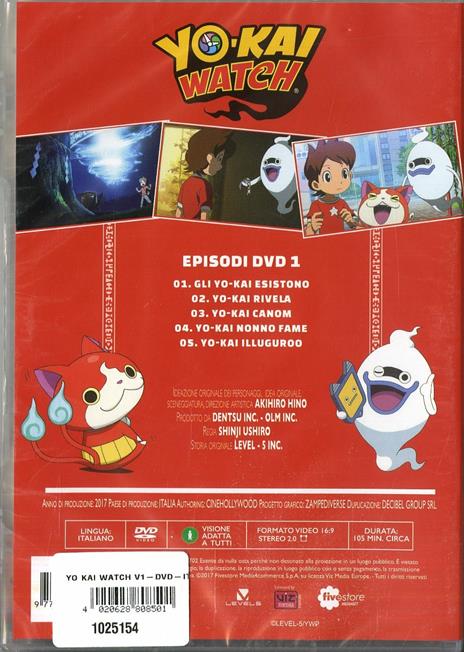 Yo-kai Watch. Vol. 1 (DVD) di Shinji Ushiro - DVD - 2