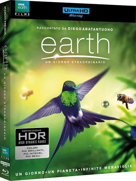Earth. Un giorno straordinario (Blu-ray + Blu-ray 4K Ultra HD) di Richard Dale,Peter Webber - Blu-ray + Blu-ray Ultra HD 4K