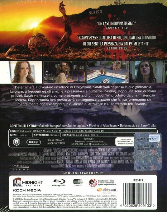 Starry Eyes. Limited Edition con Booklet (Blu-ray) di Kevin Kolsch,Dennis Widmyer - Blu-ray - 2